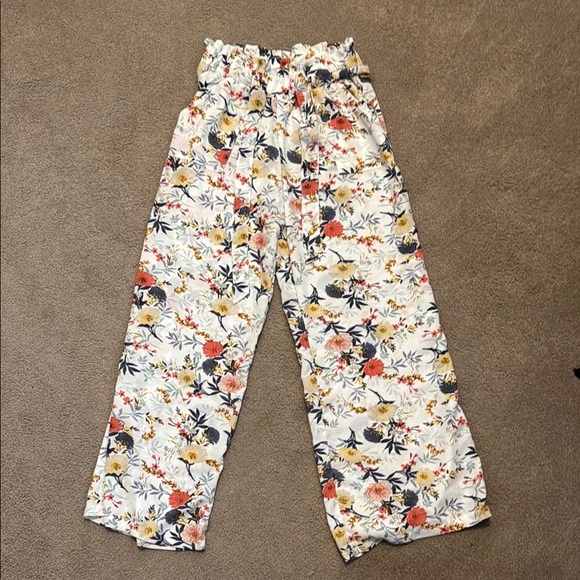 Maze Floral Wide Leg Pants - Picture 1 of 4